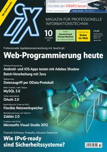 IT-Profimagazin iX 10/2012 Cover