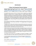 [PDF] Press Release: Trillium Gold Appoints Financial Advisor