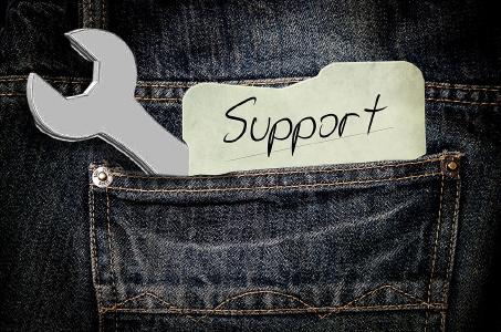 Support should be fast and free of charge...