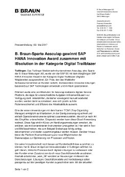 2017_05_02_B. Braun Sparte Aesculap gewinnt SAP HANA Innovation Award.pdf