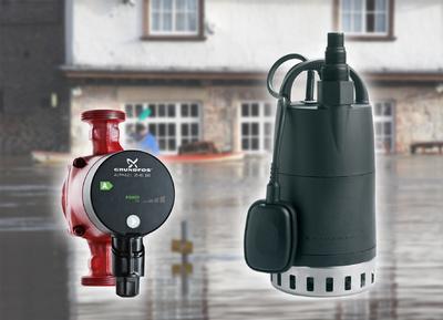 Grundfos Pressebild Hochwasserhilfe