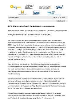 2013_05_07 EEG Eckpunktepapier_PM_Wirtschaftsbuendnis fordert faire Lastenverteilung.pdf