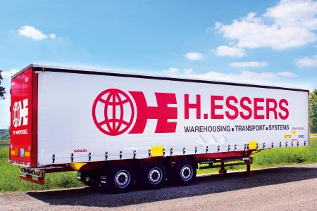 Kögel Cargo Rail with H.Essers equipment