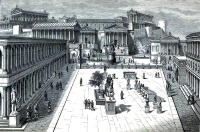 So sah es aus: das Forum Romanum des Alten Roms ...