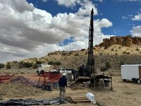 Figure 1: Core drilling underway at Cebolleta Uranium Project