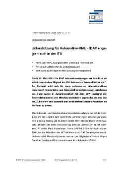 20-05-12 Unterstützung für Automotive-KMU - IDAP engagiert sich in der ITA.pdf