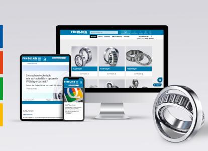 Digitale Angebote mit Mehrwert: Die neue Website von Findling Wälzlager ist ein wahres Kompendium an Expertenwissen rund um die Wälzlagertechnik