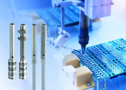 Die neuen photoelektrischen Miniatursensoren in 4 mm oder M5 Bauform gibt es als Lichttaster mit einer 12-, 24-, 60- oder 120-mm-Reichweite und als Einweglichtschranke mit Erfassungsbereich 600 mm / Quelle: Contrinex, Shutterstock/asharkyu
