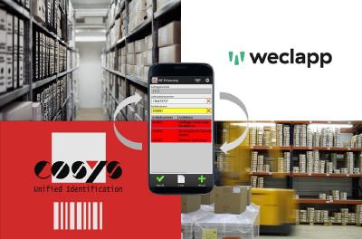 Kombination aus COSYS Warehouse Lösung und Weclapp