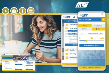 Immer mehr Stadtwerke und Energieversorgungsunternehmen setzen auf professionelle Portallösungen der ITC AG.
