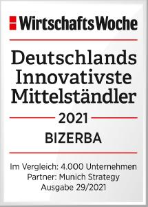 In the ranking, Bizerba is among the 4,000 most innovative medium-sized companies, Bizerba was ranked in an excellent 2nd place