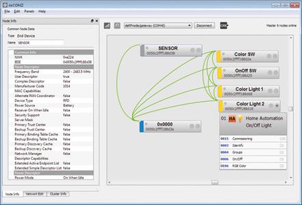Monitoring and control - new software to control wireless ZigBee networks