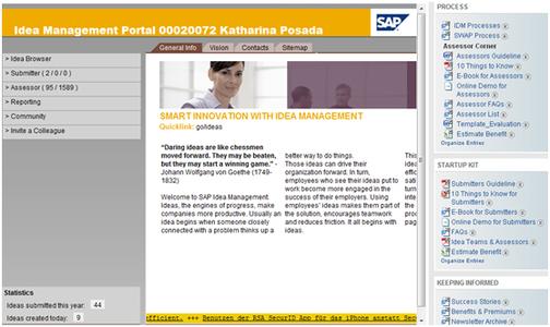 Praxisbericht Das Ideenmanagement Der Sap Ag Target Software Solution Gmbh Pressemitteilung Pressebox