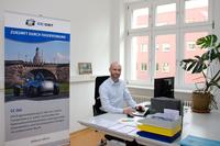 In einem eigenen Büro auf dem Leichtbau-Campus Dresden ist Dr. Thomas Heber der Ansprechpartner für Mitglieder und Interessenten der Abteilung CC Ost des Carbon Composites e.V.