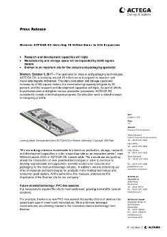 171005_ACTEGA DS Bremen Site expansion_E.pdf