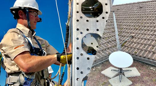 ADTANCE und Starlink im Einsatz