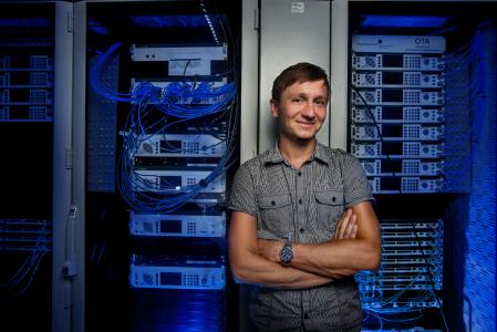 Dr. Florian Römer, der Leiter der neuen Forschergruppe SigMaSense / Foto © TU Ilmenau/Christoph Gorke