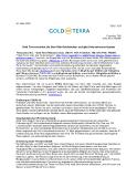 [PDF] Pressemitteilung: Gold Terra erweitert die Sam-Otto-Goldstruktur und gibt Unternehmens-Update