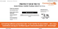 Truth Verifier for Journalists startseite