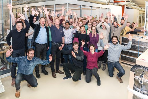 Mitarbeiter von PI Berlin und SolarBuyer lernten sich bei einem Meeting in Berlin erstmals .jpg