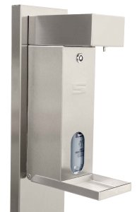 HESCH hat die komplette Steuerungstechnik für den neuen berührungslosen Hygienespender von Selbach entwickelt