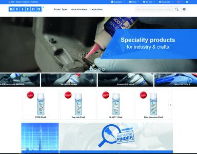 The new WEICON landing page