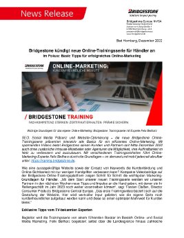 Bridgestone kündigt neue Online-Trainingsserie für Händler an.pdf