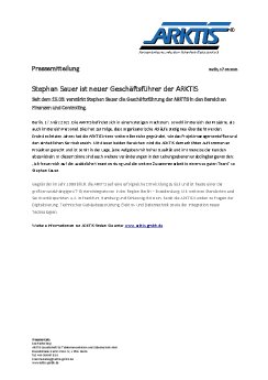 Pressemitteilung_ARKTIS_GmbH_StephanSauer.pdf