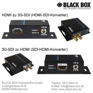 HDMI zu SDI-Konverter sowie SDI zu HDMI-Adapter