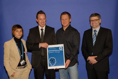 Business Partner of the Year 2007 Award for SPEECH DESIGN Carrier Systems