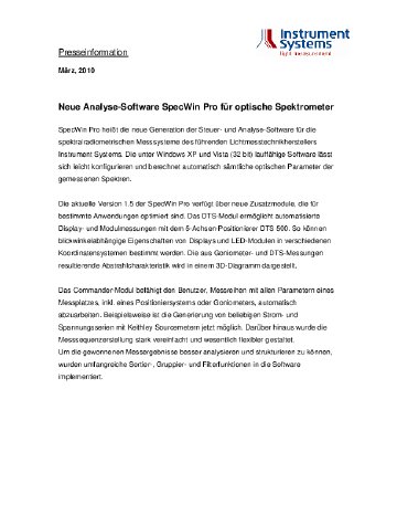 PI Instrument Systems SpecWin Pro dt.pdf