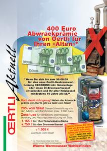 Abwrackprämie für die neue Heizung