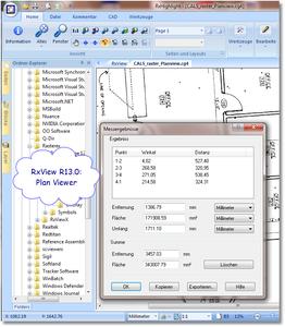 RxView zeigt Messergebnisse des PlanViewers