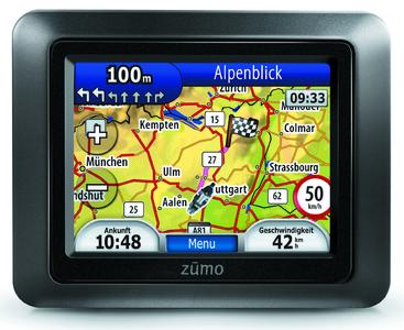 zumo 220 - das Navi für den sportlichen und spontanen Fahrgenuß