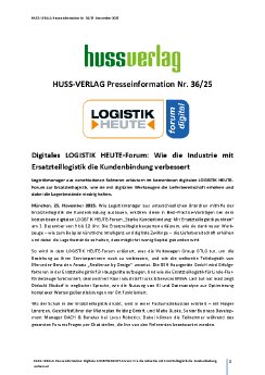 Presseinformation_36_HUSS_VERLAG_Digitales LOGISTIK HEUTE-Forum_Wie die Industrie mit Ersatzteil.pdf