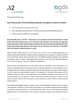 21-05-31 PM Neue Partnerschaft - A2 nimmt Redaktionssystem docuglobe von gds ins Portfolio.pdf