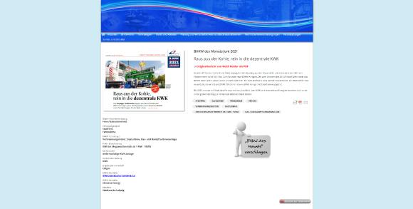 BHKW des Monats Juni 2021