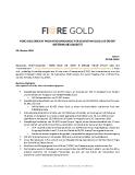 [PDF] Pressemitteilung: FIORE GOLD erreicht Produktionsprognose für Gesamtjahr 2020 und erhöht weiterhin die Liquidität