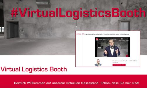 Virtueller Logistik-Messestand