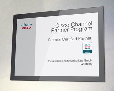 thetakom. und CISCO feiern 10-jährige Partnerschaft