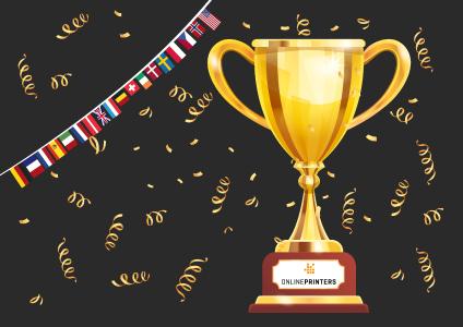 In der Kategorie „The Customer and Market Engagement Award (Umsatz > 150 Mio. Euro)“ wurde diedruckerei.de zum National Winner bei den European Business Awards gewählt, Copyright: Onlineprinters GmbH