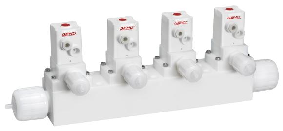 Beispielkonfiguration - GEMÜ iComLine mit O-Ring freier Abdichtung