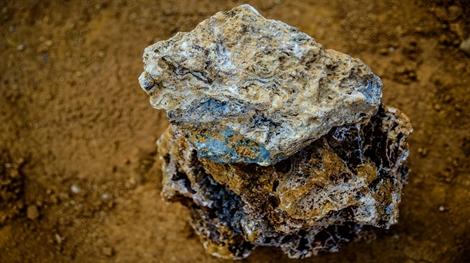 Hochgradiges Zinkerz von der Pinargozu-Mine; Foto: Pasinex Resources