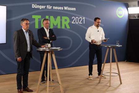 Leonhard Ost und Erwin Ballis eröffnen den digitalen Tag der Maschinenringe