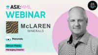 Managing Director Simon Finnis im Webinar zu Titangesellschaft McLaren Minerals