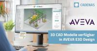 Nahtlose Integration von 3D CAD Modellen von 3DfindIT.com in AVEVA E3D Design steigert Konstruktionseffizienz