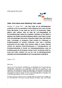 2016-02-25 PM Silke Haase neuer Marketing Team Leader.pdf