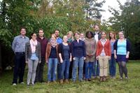 Die Mitglieder der Nachwuchsgruppe BioSats (Oktober 2014) (Foto: TU Kaiserslautern)