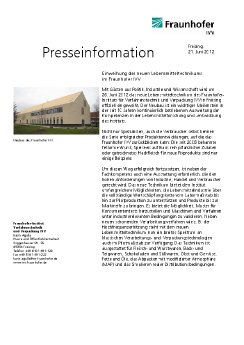 Presseinfo Einweihung Lebensmitteltechnikum IVV.pdf