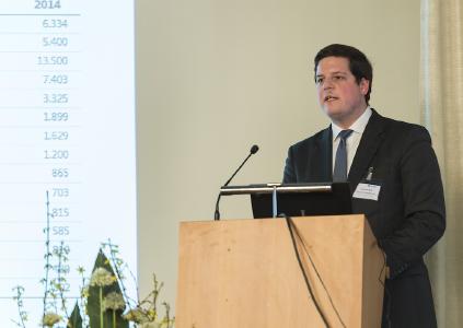 Thomas Ball, Senor Consultant bei Lünendonk & Hossenfelder, auf dem 1. Kongress Anlagenservice des FDBR